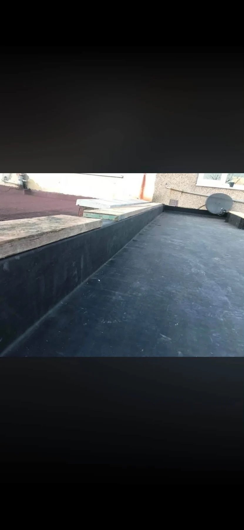 Flat roofing project